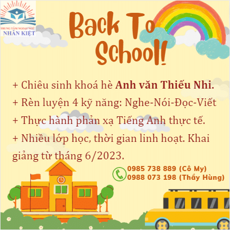 Tuyển sinh lớp Anh Văn Hè cho Thiếu Nhi 2023 125 Capture