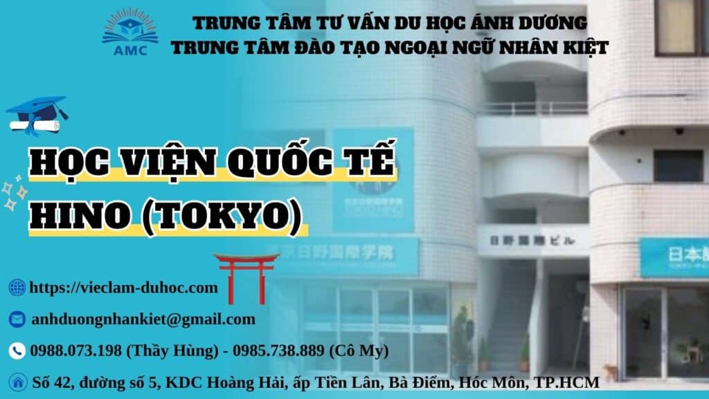HỌC VIỆN QUỐC TẾ HINO 78 Học viện Quốc tế Tokyo Hino