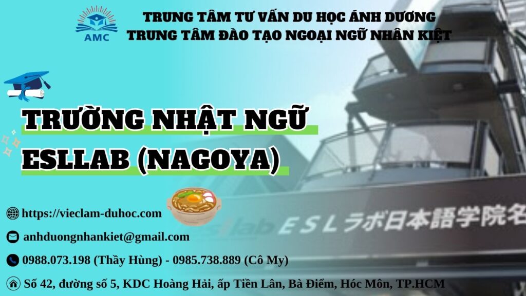 NHẬT NGỮ ESLLAB 10 Trường Nhật ngữ ESLLAB NAGOYA