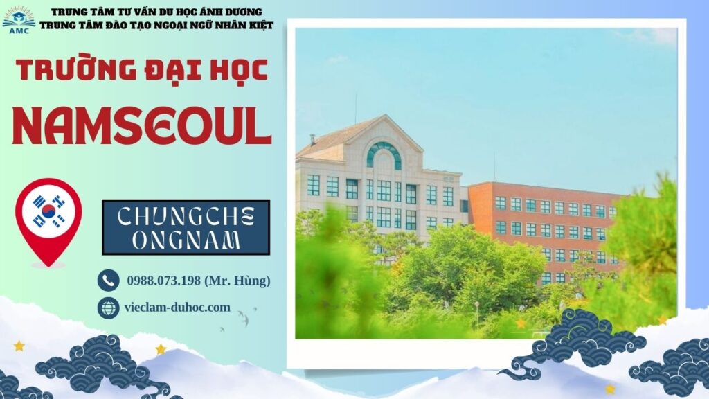 Đại học Namseoul - Du học Ánh Dương