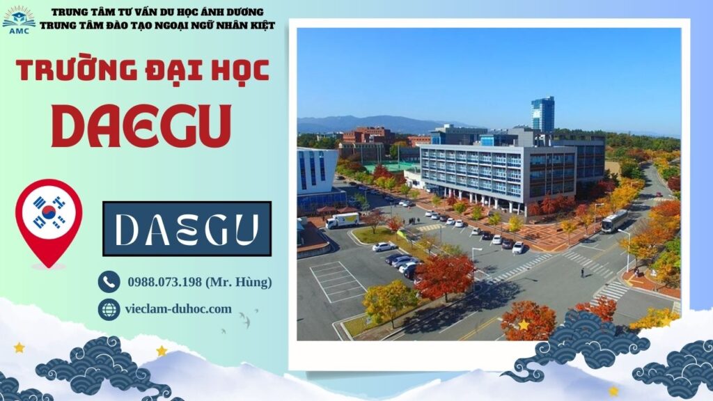 ĐẠI HỌC DAEGU 238 Đại học Daegu - Du học Ánh Dương