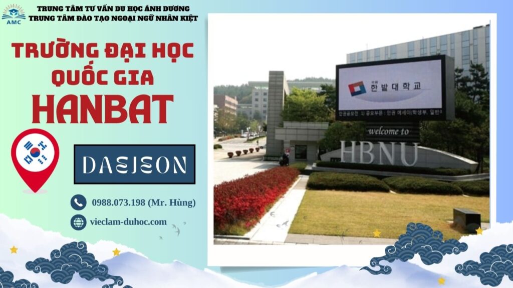 Đại học Quốc gia Hanbat - Du học Ánh Dương