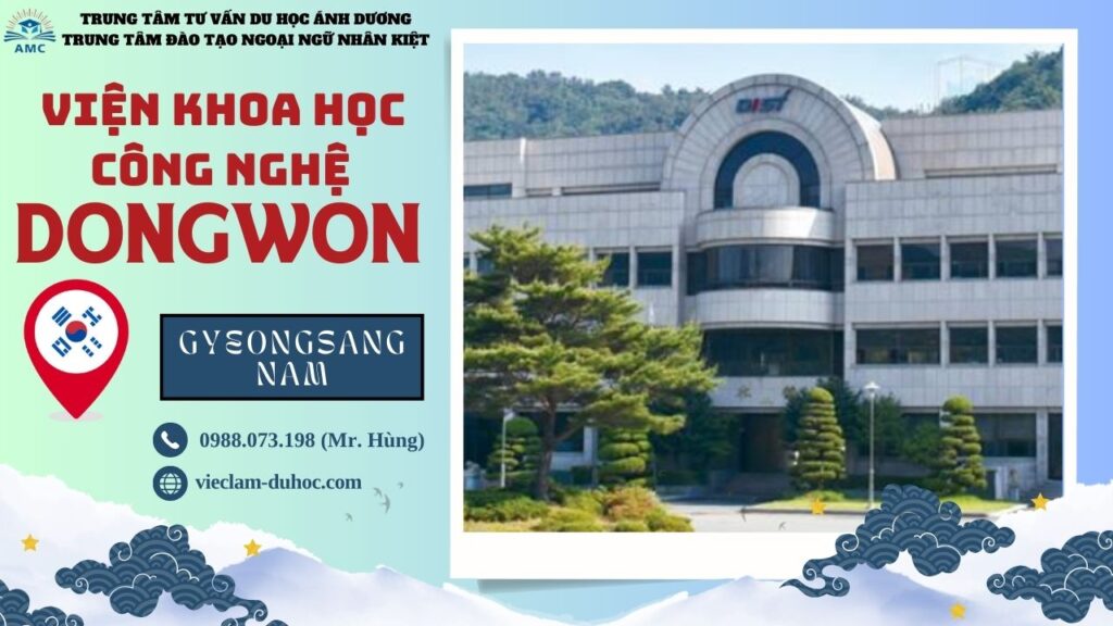 VIỆN KHOA HỌC CÔNG NGHỆ DONGWON 50 Viện Khoa học và Công nghệ Dongwon - Du học Ánh Dương