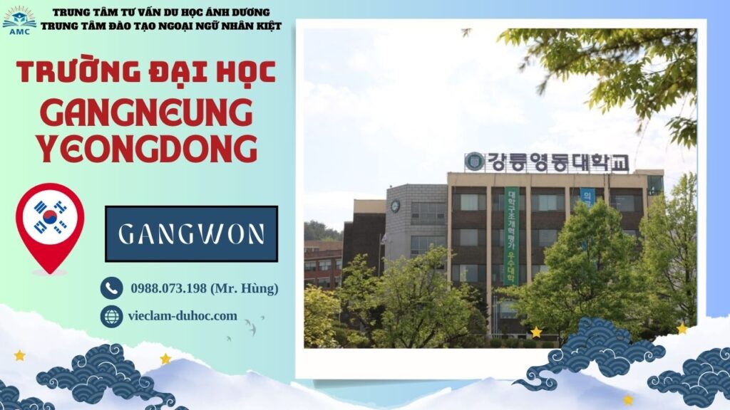 ĐẠI HỌC GANGNEUNG YEONGDONG 33 Đại học Gangneung Yeongdong - Du học Ánh Dương