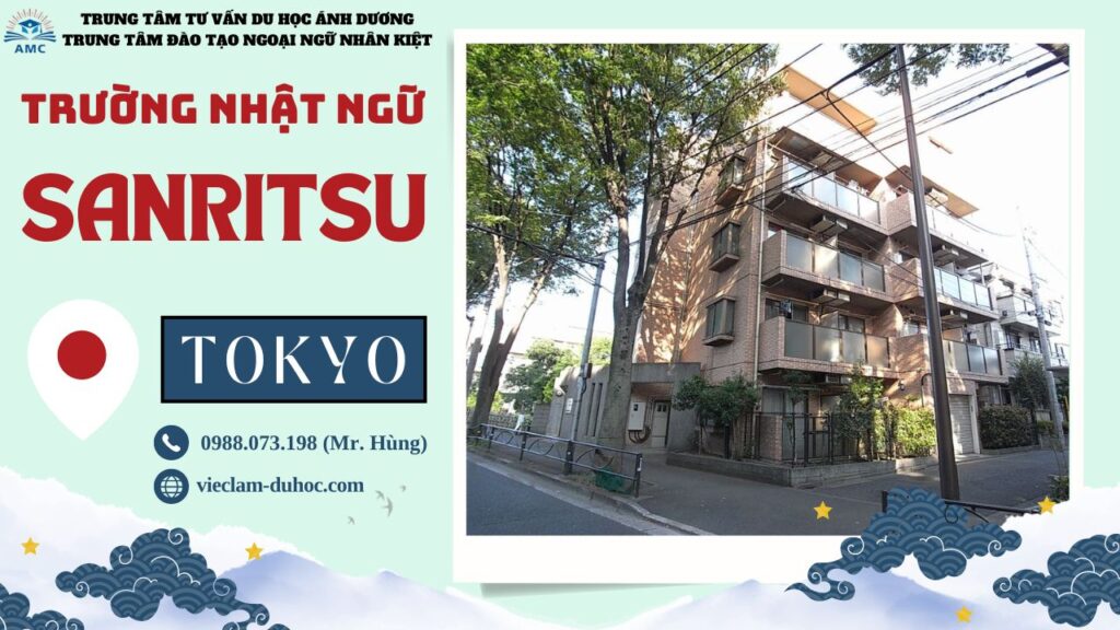 TRƯỜNG NHẬT NGỮ SANRITSU 47 Trường Nhật ngữ Sanritsu - Du học Ánh Dương